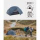 Намет двомісний ультралегкий Naturehike Mongar UL NH19M002-J, темно-синій