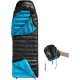 Спальник з натуральним пухом Naturehike CW400 NH18C400-D, p-р L, чорно-блакитний