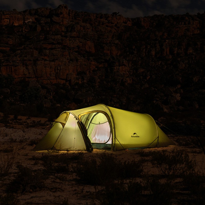 Намет тримісний Naturehike Opalus, UL, CNK2450WS036, темно-зелений