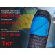 Спальник з натуральним пухом Naturehike CW700 CNK2450WS048, p-р M, чорно-блакитний