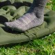 Матрац туристичний надувний двомісний Naturehike CNK2550WS019, 200х125х6.5 см, синій із вбудованою помпою для надування