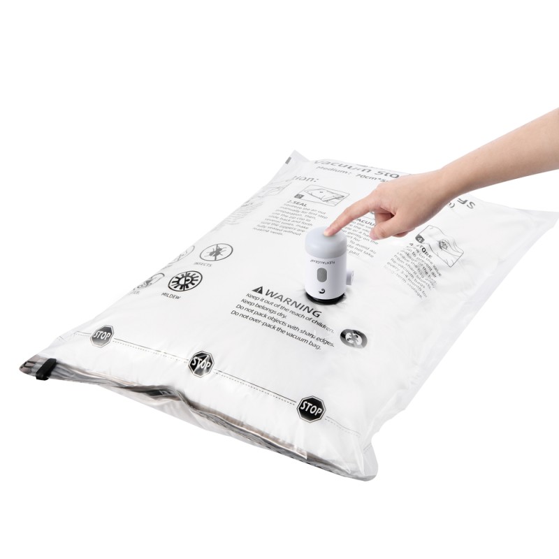 Вакуумні пакети Flextail, розмір L (60х80 см), 4 шт