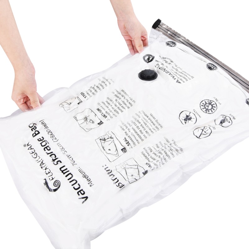 Вакуумні пакети Flextail, розмір L (60х80 см), 4 шт