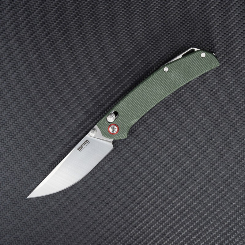Ніж складаний SRM Asika 411L-MG, зелений