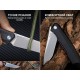 Ніж складаний туристичний Ruike P166-AК, (9.2 см) 14C28N / Aluminum сірий