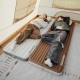 Матрац туристичний надувний одномісний  Naturehike CNK2450WS035, 198х68х9.5 см, коричневий із вбудованою помпою для надування