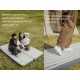 Матрац туристичний надувний одномісний  Naturehike CNK2450WS035, 198х68х9.5 см, коричневий із вбудованою помпою для надування
