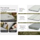 Матрац туристичний надувний одномісний  Naturehike CNK2450WS035, 198х68х9.5 см, коричневий із вбудованою помпою для надування