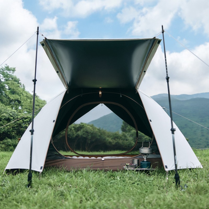 Намет двомісний Naturehike Greek Style CNK2300ZP024 світло-кавовий