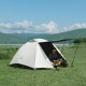 Намет тримісний Naturehike Greek Style CNK2300ZP024 світло-кавовий