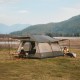 Намет шестимісний Naturehike Cape 8.4 CNK2450WS050 з швидким розкриттям, сіро-коричневий