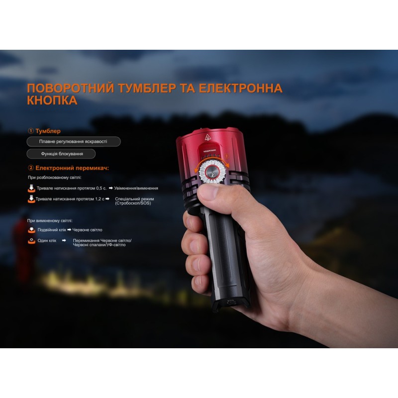 Ліхтар пошуковий ручний Fenix LR35R PRO | Лімітована серія