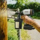 Акумуляторний фарборозпилювач безщітковий Litheli, живлення від павербанку (УМБ Litheli Power Bank 20000 mAh, 45 W, 4А в комплекті)