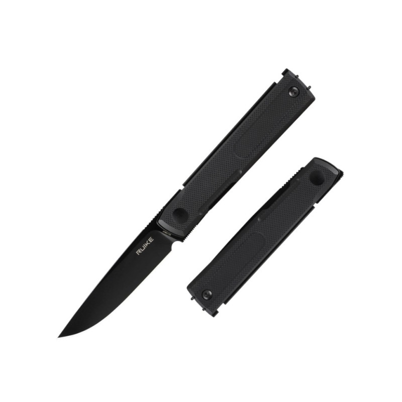 Ніж складаний кишеньковий Ruike D712-B, (7.7 см) 8Cr13MoV / G10 чорний