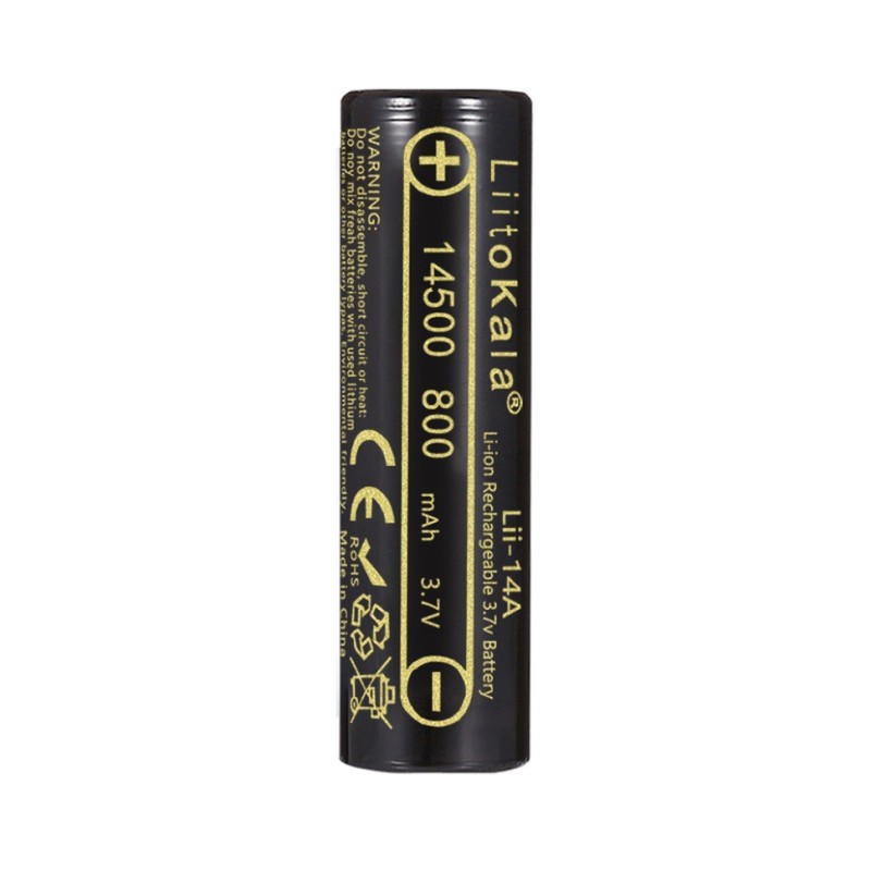 Акумулятор LiitoKala Lii-14A 14500 800mah battery