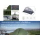 Намет надлегкий одномісний  з футпринтом Naturehike Cycling 1 NH18A095-D, 210T, темний зелений