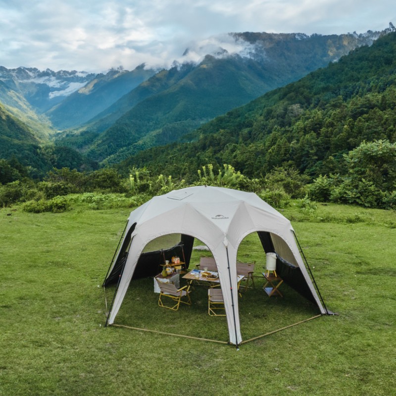 Тент для кемпінгу Naturehike CNK230WS014, 4.6 м * 4,0 м, бежевий