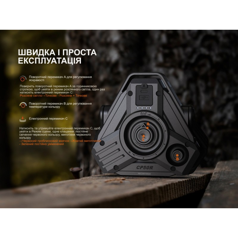 Ліхтар кемпінговий Fenix CP50R