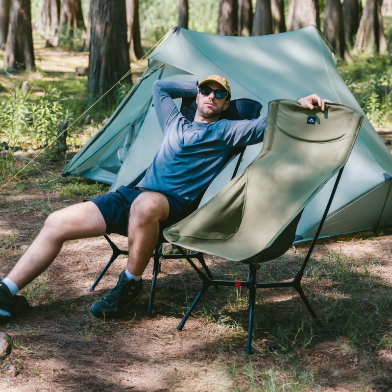 Стілець складаний ультралегкий Naturehike CNK2550JJ013 Yamami YL01, розмір L, алюміній