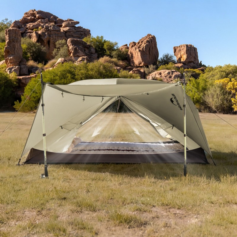 Намет тримісний ультралегкий Naturehike Mongar UL CNK2550WS037, зелений