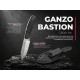 Ніж фіксований мисливський Ganzo Bastion G808 (12.5 см) 8Cr14 / ABS сірий з чохлом