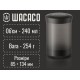 Портативна кавоварка-прес Wacaco Prestina, механічна, для меленої кави, чорна