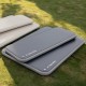 Матрац кемпінговий надувний одномісний Naturehike CNK2550WS039, 192x70x10 см, сірий  із ручним насосом