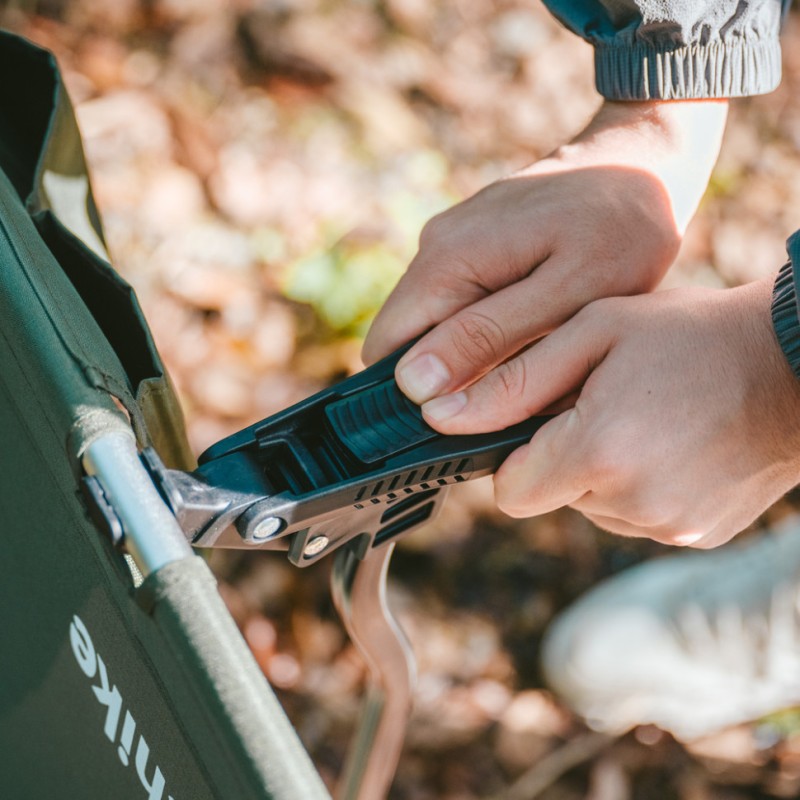 Ліжко складане Naturehike XJC08 CNK2550WS020, поліестер / алюміній, зелений