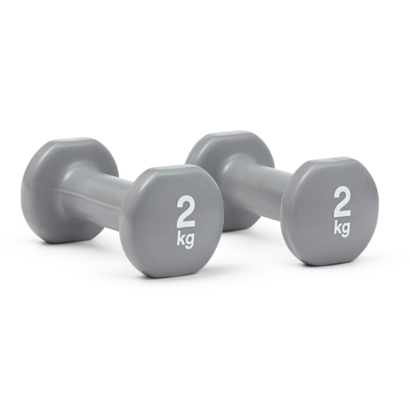 Гантелі Reebok Dumbbells сірий Уні 2 кг