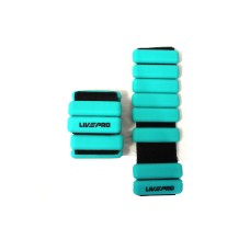 Обважнювач для рук WEIGHTED WRIST BAND зелений, чорний 2х0.5кг (LP8287)