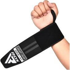 Бандаж для зап’ястя RDX GYM WRIST WRAP R11 чорний, сірий One Size (WAH-WR11BG)