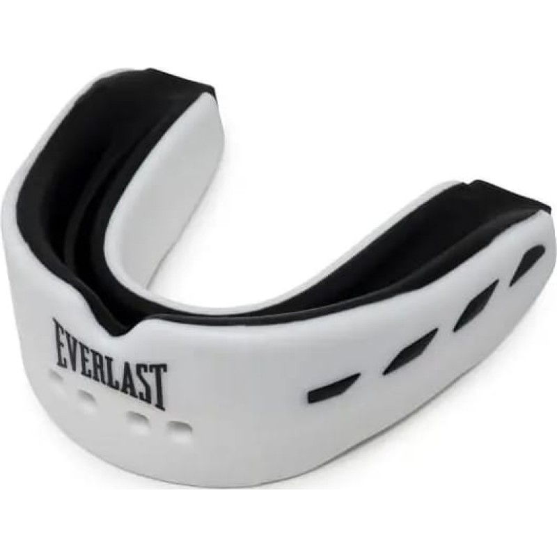 Капа для боксу Everlast EVERSHIELD DOUBLE MOUTH GUARD білий, чорний One Size (P00003602)