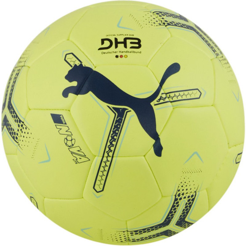 М'яч гандбольний Puma NOVA Lite жовтий, чорний 00 (084387-01)