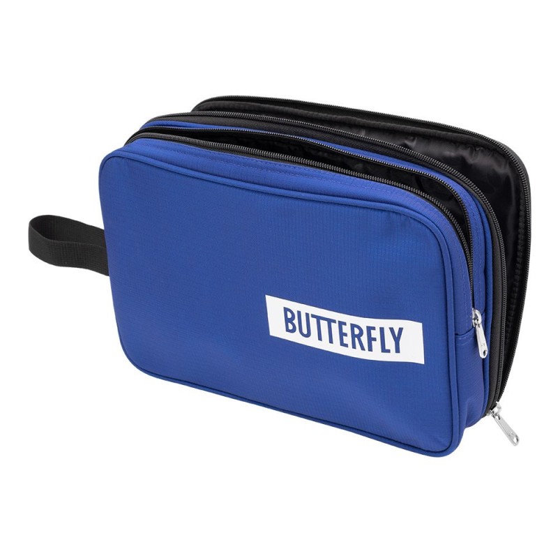 Подвійний чохол на ракетку для настільного тенісу Butterfly Logo 2019, blue