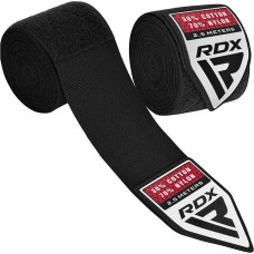 Бинти RDX HAND WRAPS 2.5 METER чорний 2,5 м (HWJ-RB)