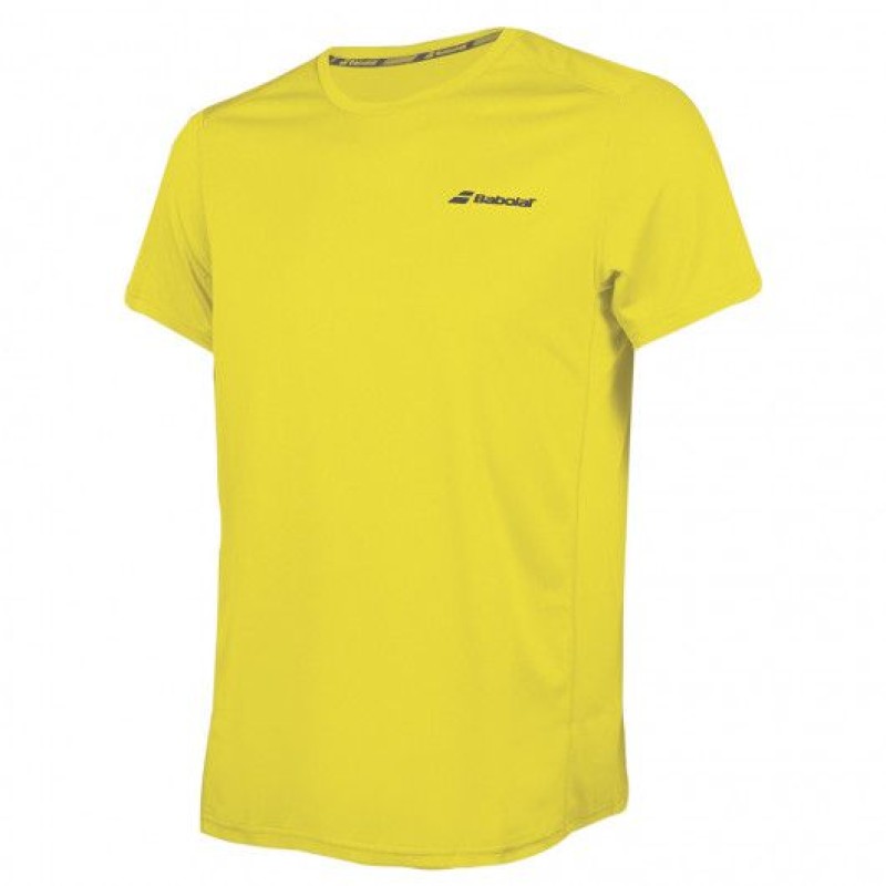 Футболка дит. Babolat Core flag club tee boy blazing yellow (10-12)