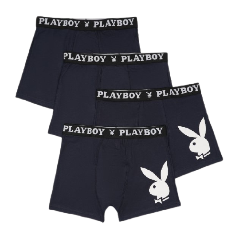 Набір з 4 труси-боксери Playboy ANNYA PLAYBOY BOXERSHORT синій Чол S