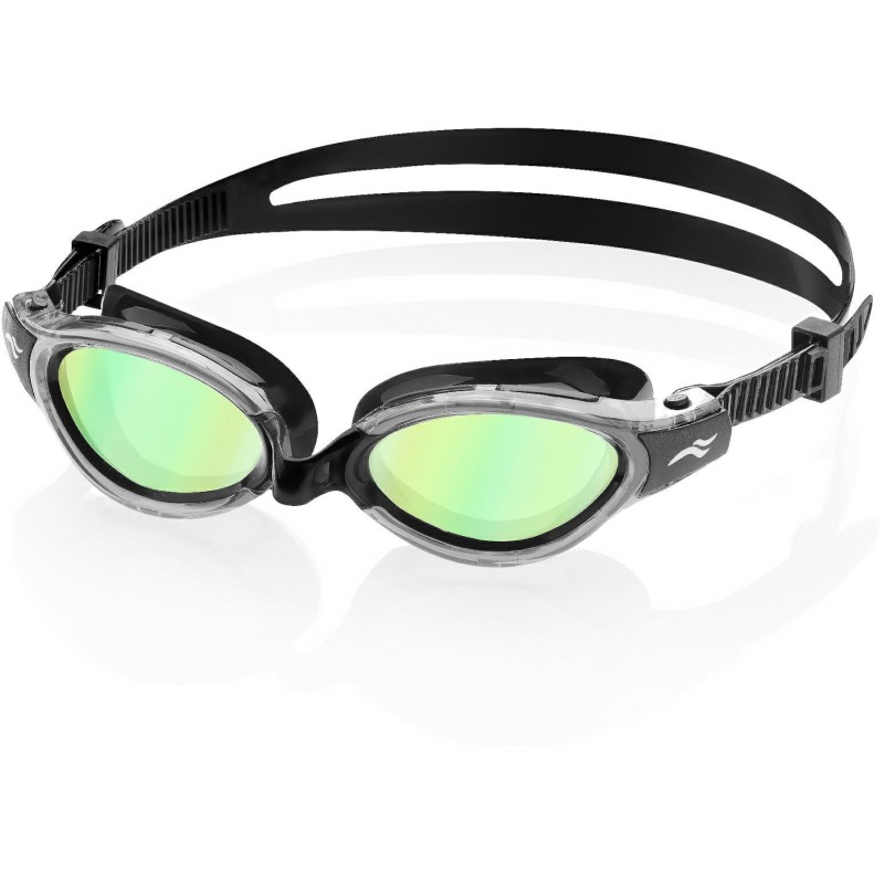 Окуляри для плавання Aqua Speed TRITON 2.0 MIRROR 60418 чорний, сірий Уні OSFM
