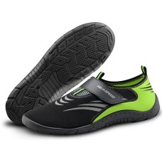 Аквашузи Aqua Speed AQUA SHOE MODEL 27A 7595 чорний, сірий, флуоресцентний жовтий Уні 35