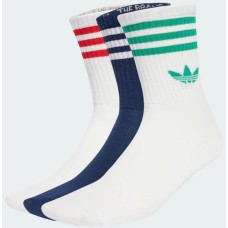 Шкарпетки Adidas 3S CREW S 3P білий, темно-синій Уні S (37-39)