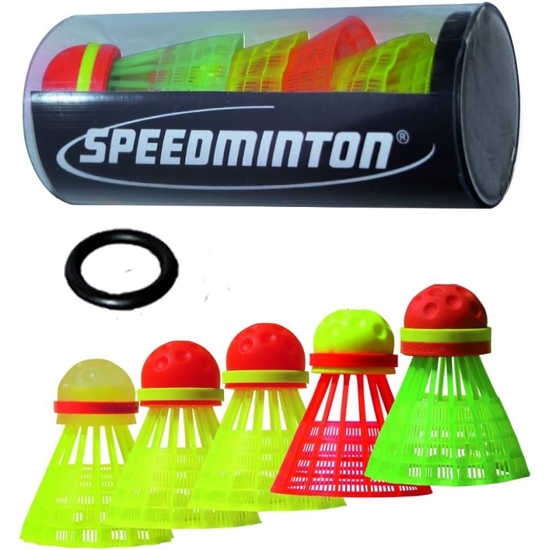 Набір воланів Speedminton® Tube Mix (5 шт.)