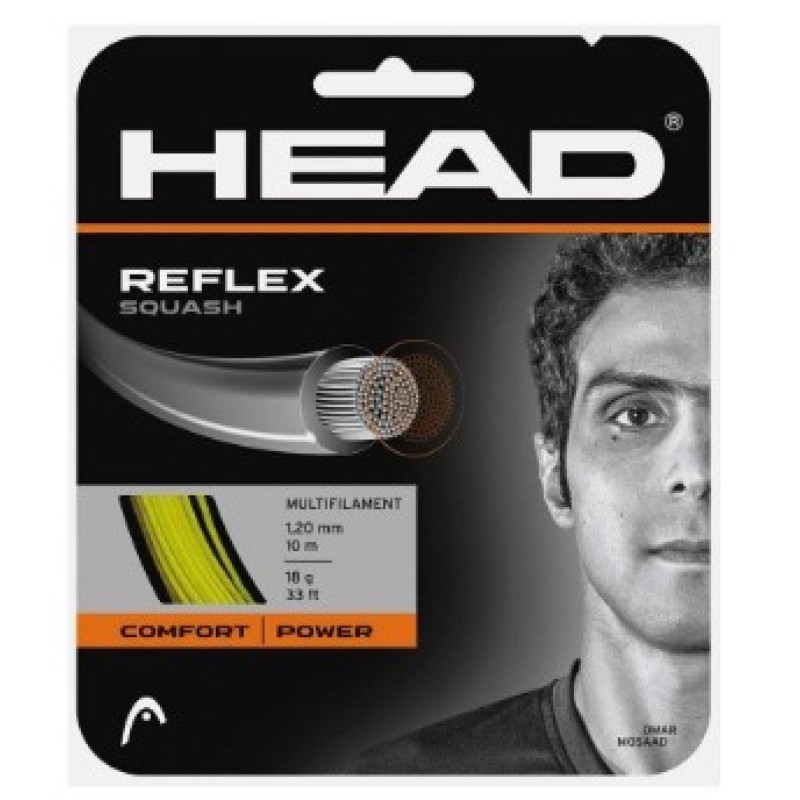Струна для сквошу Head Reflex squash set 1.20 10 m (281256 yw)