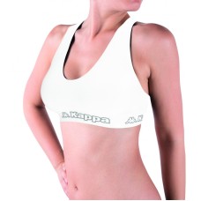 Топ спорт Kappa Reggiseno Sporty Elastico Logato білий Жін L/XL