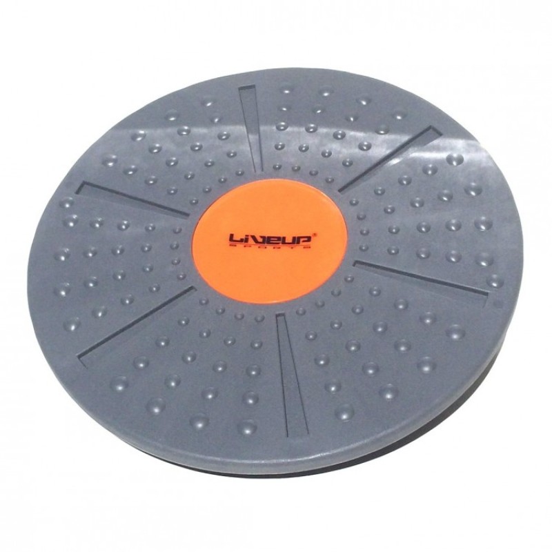 Балансборд BALANCE BOARD сірий, помаранчевий 39x8см (LS3151A)