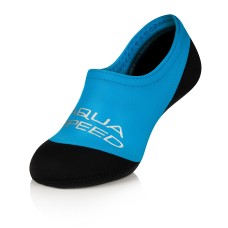 Шкарпетки для басейну Aqua Speed NEO SOCKS 6784 чорний, блакитний Діт 34-35