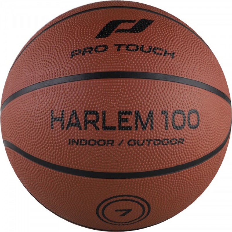 М'яч баскетбольний PRO TOUCH Harlem 100 коричневий, чорний Уні 7