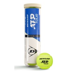 М'ячі для тенісу Dunlop ATP TOUR 4B пластик банка