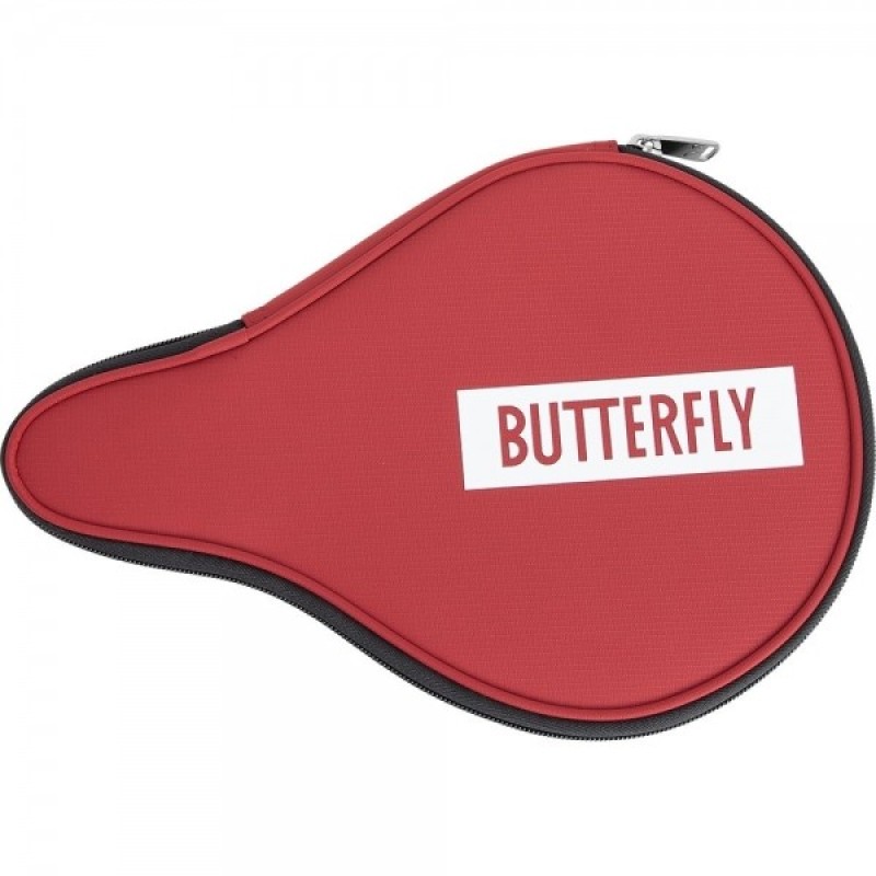 Чохол на ракетку для настільного тенісу Butterfly Logo Case Round, red