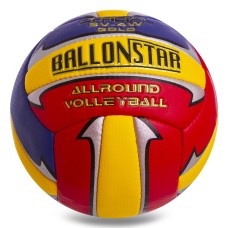 М'яч волейбольний BALLONSTAR LG2078 (PU, №5, 3 сл., зшитий вручну)