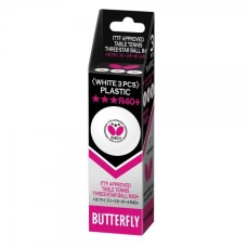 М'ячі для настільного тенісу Butterfly R40+ 3* ITTF 3шт.